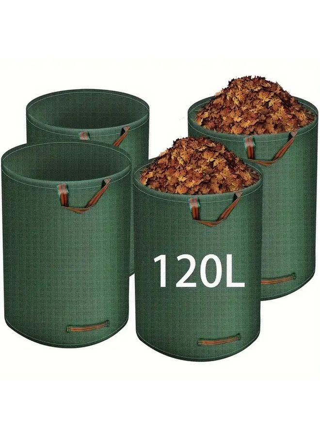 4 Pack 31 7 Gal Heavy Duty Garden Garbage Bags For Home And Outdoor - Image 1